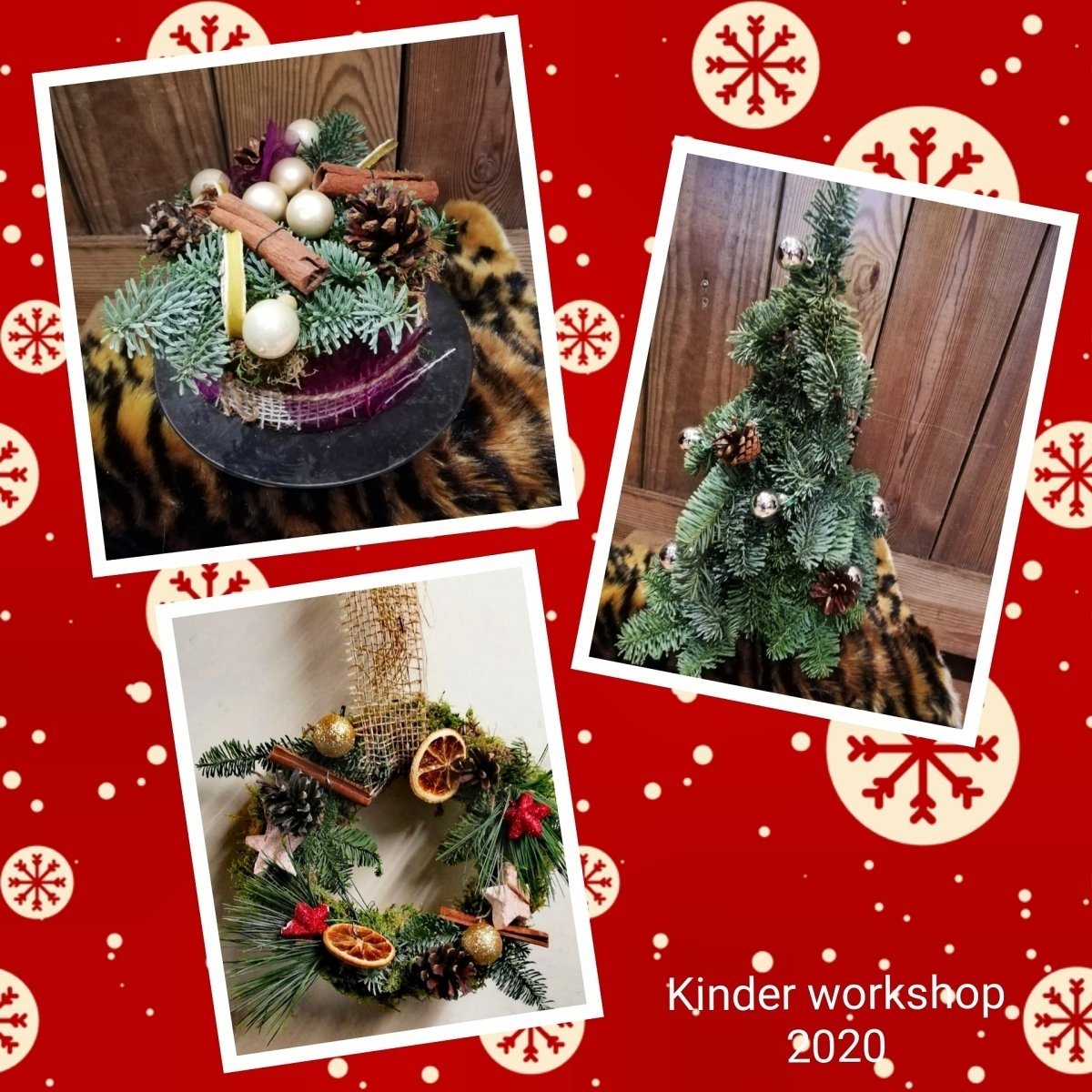 kinderworkshop - kerststukjes